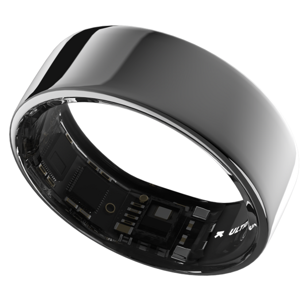 Ultrahuman Ring Air - Smart Ring, Charger, USB Cable / Size-14- Air Silver