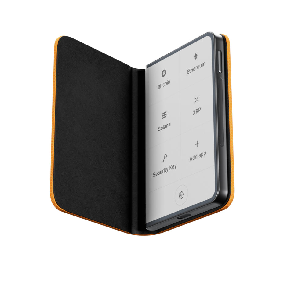 Ledger Stax Magnetic Shell - Bitcoin Orange