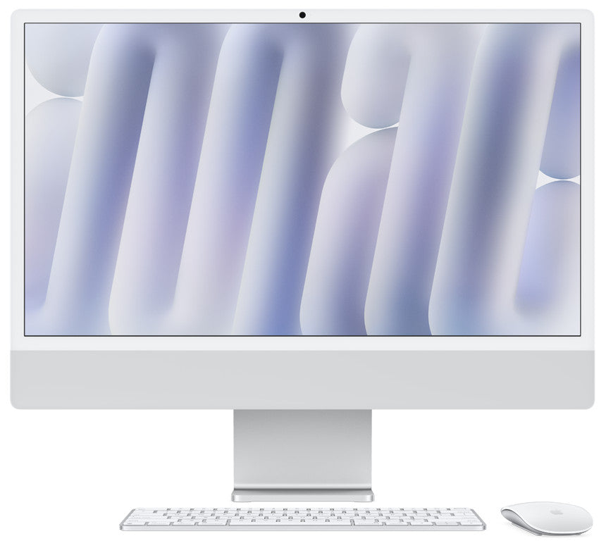 Apple iMac 24-inch M4 (10-core CPU / 10-core GPU) 16GB RAM 256GB SSD – Silver (Nano-texture display)