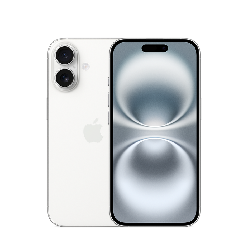 iPhone 16 128GB White - Apple смартфон