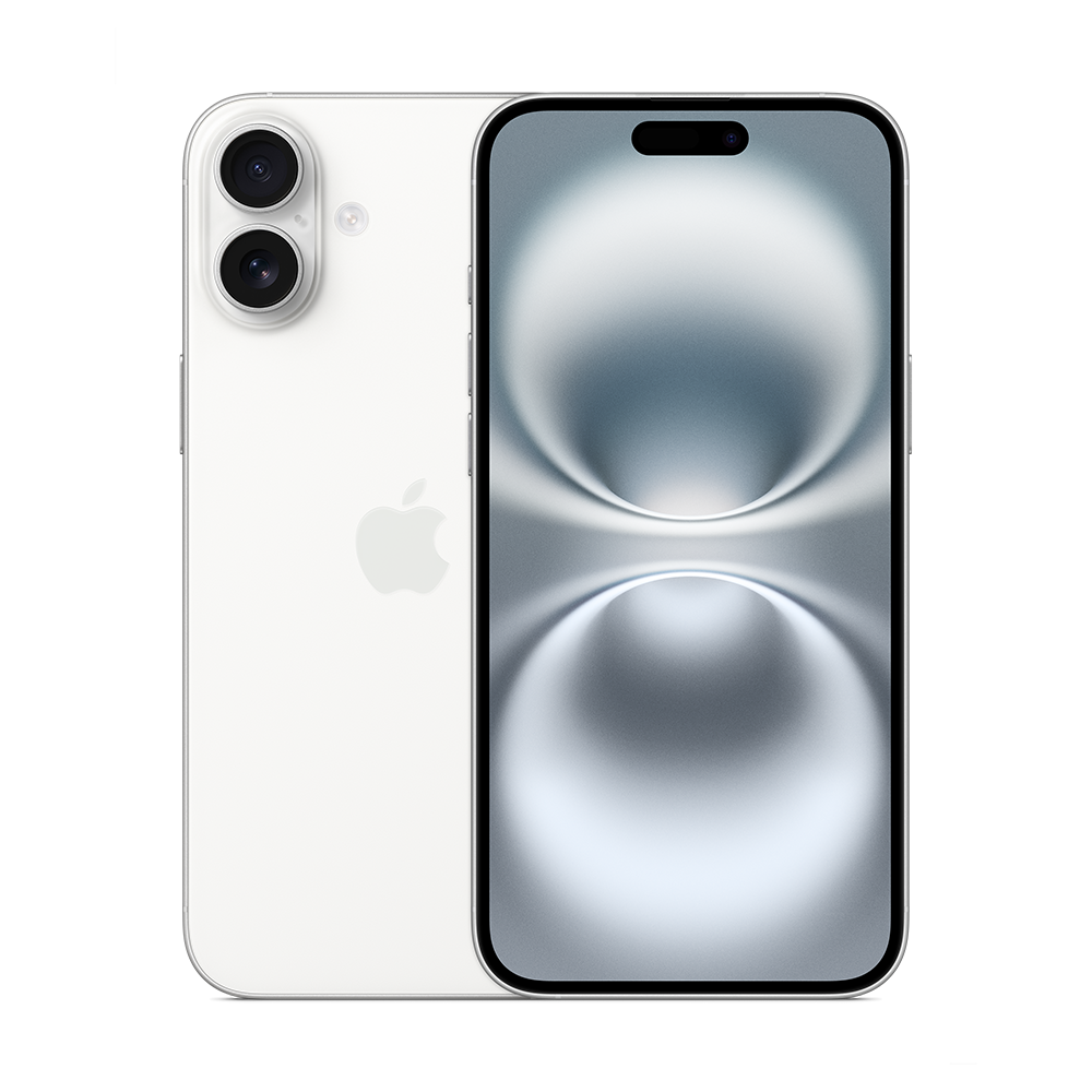 iPhone 16 Plus 128GB White - Apple смартфон