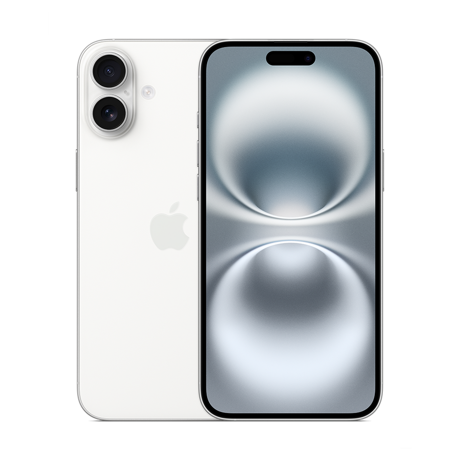 iPhone 16 Plus 128GB White - Apple смартфон