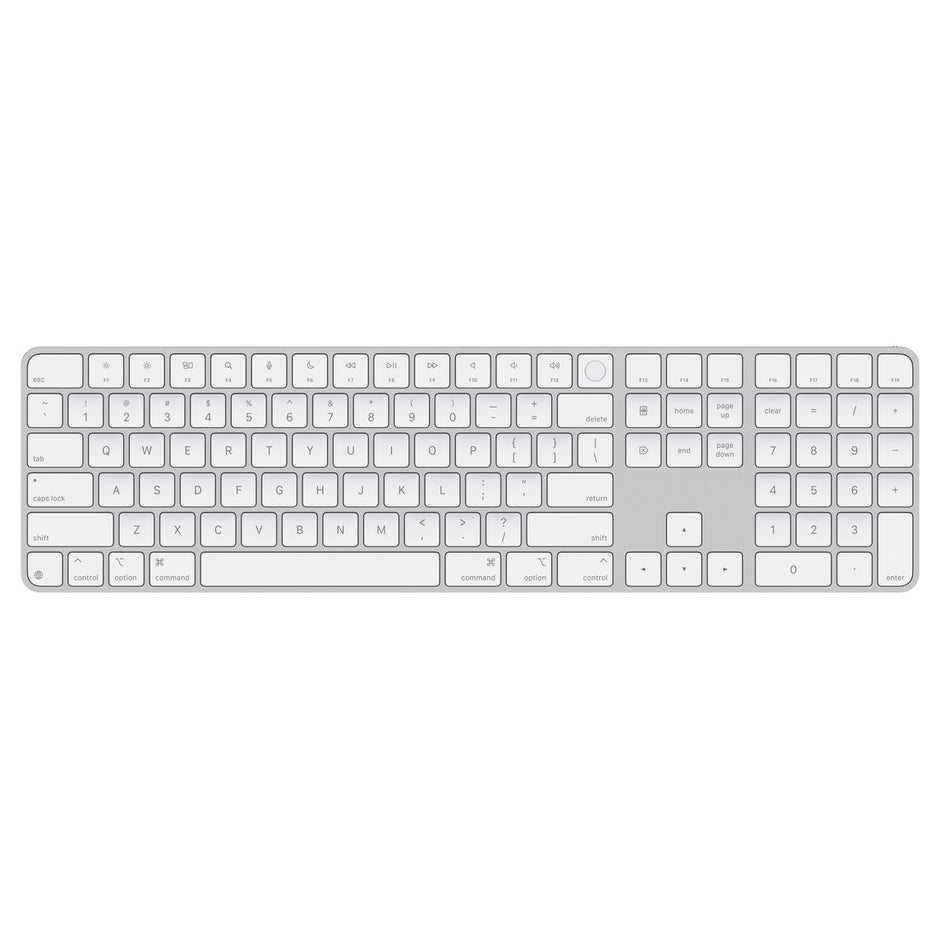 Клавиатура Apple Magic Keyboard (2024) с Touch ID и цифров блок - International English - White Keys