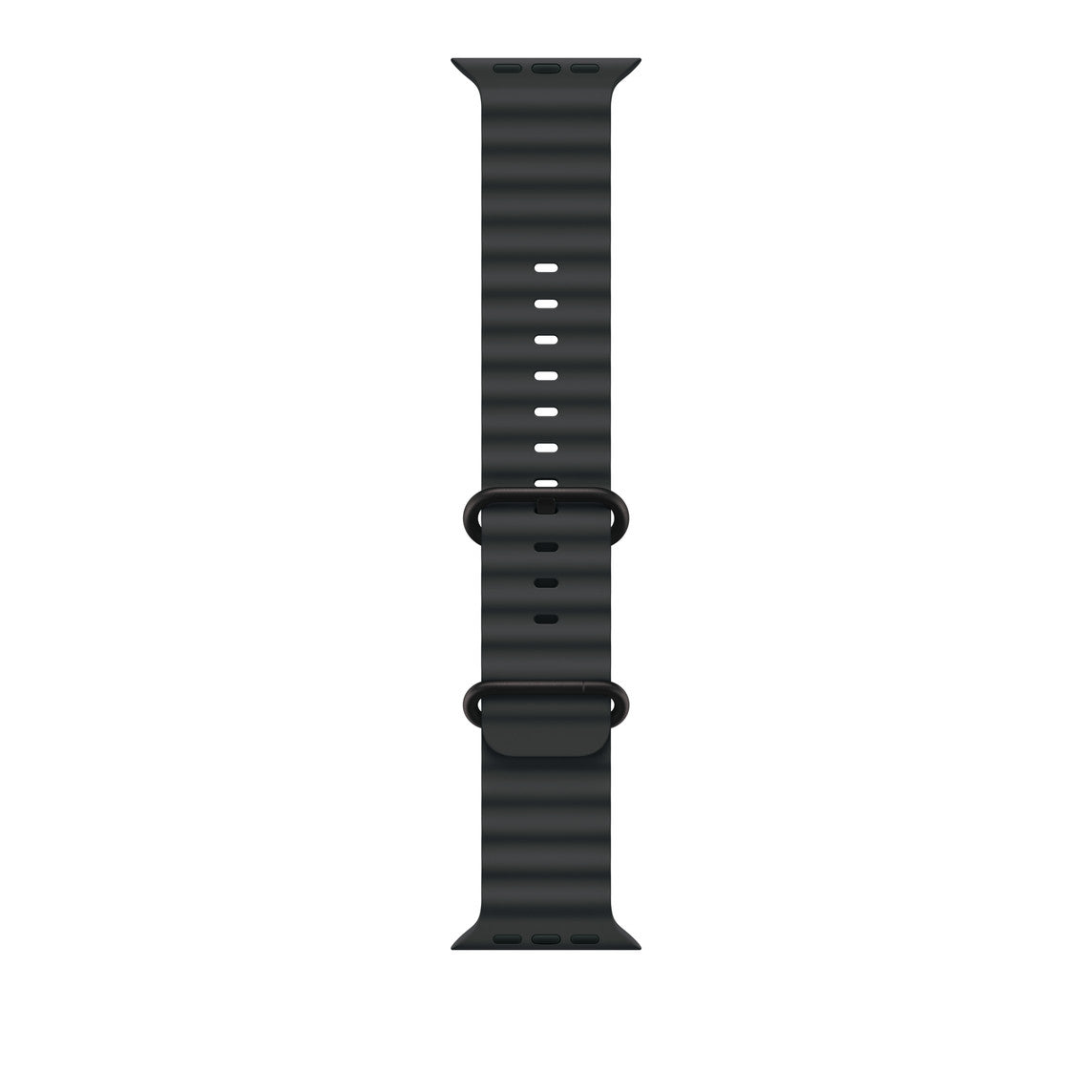 Apple Watch 49mm Ocean Band - Band: Black - Black Titanium Finish