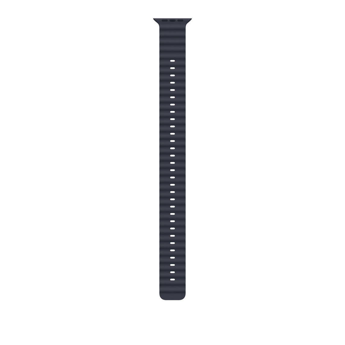 Apple Watch 49mm Ocean Band - Band: Navy - Natural Titanium Finish