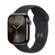 Apple Watch Series 10 Cellular 42mm - Slate Titanium / Black Sport Band - M/L