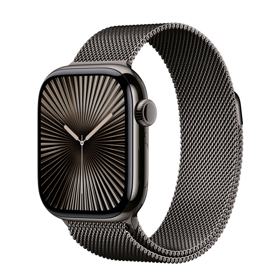 Apple Watch Series 10 Cellular 42mm - Slate Titanium / Slate Milanese Loop