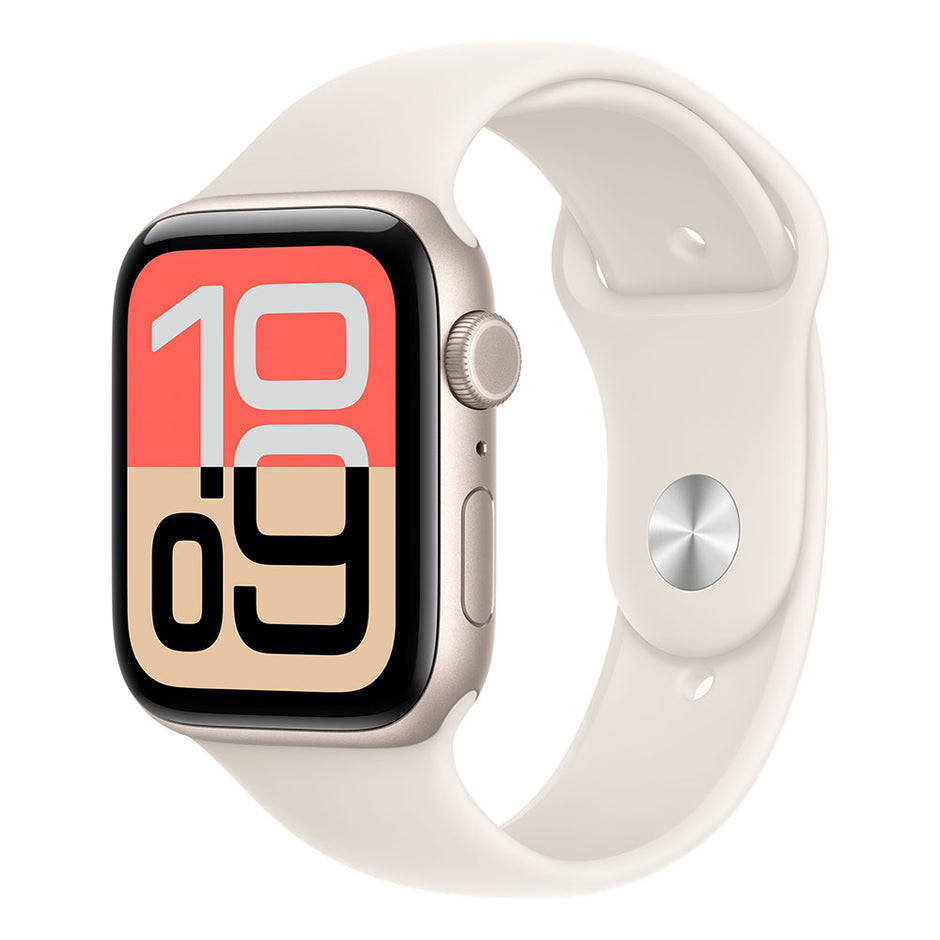 Apple Watch SE 3 Cellular 44mm - Starlight Aluminium / Starlight Sport Band - M/L