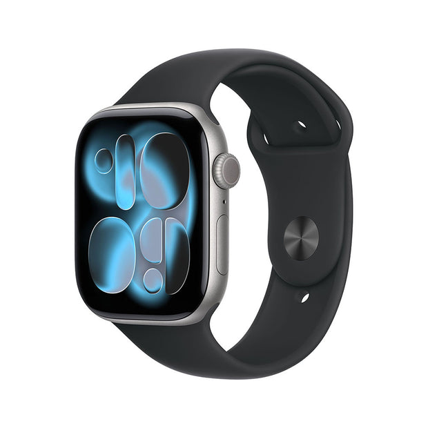 Apple Watch Series 11 Cellular 42mm - Space Grey Aluminium / Black Sport Band - M/L