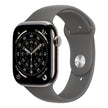 Apple Watch Series 11 Cellular 46mm - Natural Titanium / Stone Grey Sport Band - M/L