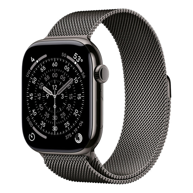 Apple Watch Series 11 Cellular 46mm - Slate Titanium / Slate Milanese Loop - S/M
