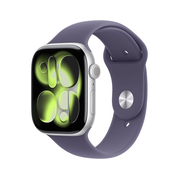 Apple Watch Series 11 GPS 42mm - Silver Aluminium / Purple Fog Sport Band - S/M