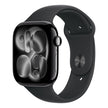Apple Watch Series 11 GPS 46mm - Jet Black Aluminium / Black Sport Band - S/M