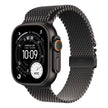 Apple Watch Ultra 3 Cellular 49mm - Black Titanium / Black Titanium Milanese Loop - Small