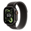 Apple Watch Ultra 3 Cellular 49mm - Black Titanium / Black/Charcoal Trail Loop - S/M