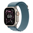 Apple Watch Ultra 3 Cellular 49mm - Natural Titanium / Light Blue Alpine Loop - Medium