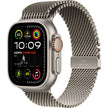 Apple Watch Ultra 2 Cellular 49mm - Natural Titanium / Natural Titanium Milanese Loop - S