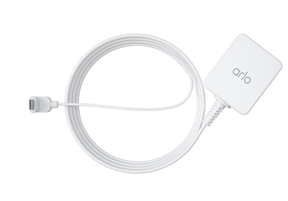 Кабел Arlo Essential Gen 2 Outdoor Charging Cable, бял