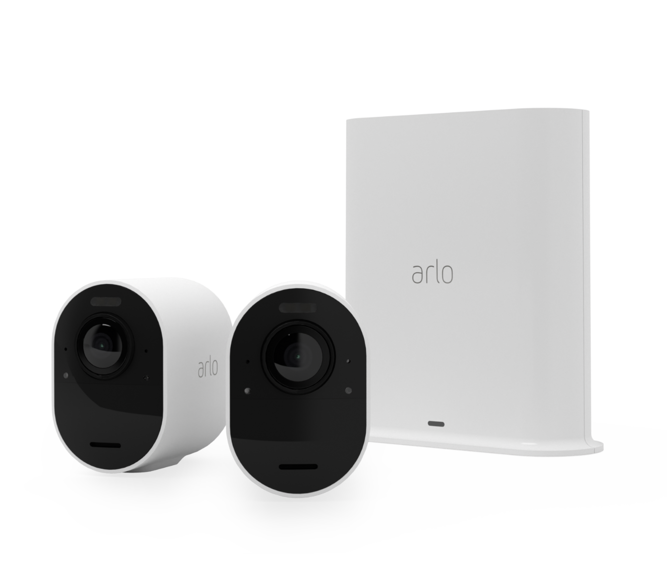 Камери за сигурност Arlo Ultra 2 Outdoor – 2 камери + base station, бели