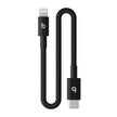 Кабел Beats, USB-C/Lightning, плетен, 20 см, Bolt Black