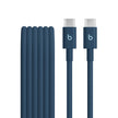 Кабел Beats, USB-C/USB-C, плетен, 1.5 м, Nitro Navy