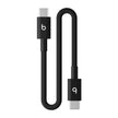 Кабел Beats, USB-C/USB-C, плетен, 20 см, Bolt Black