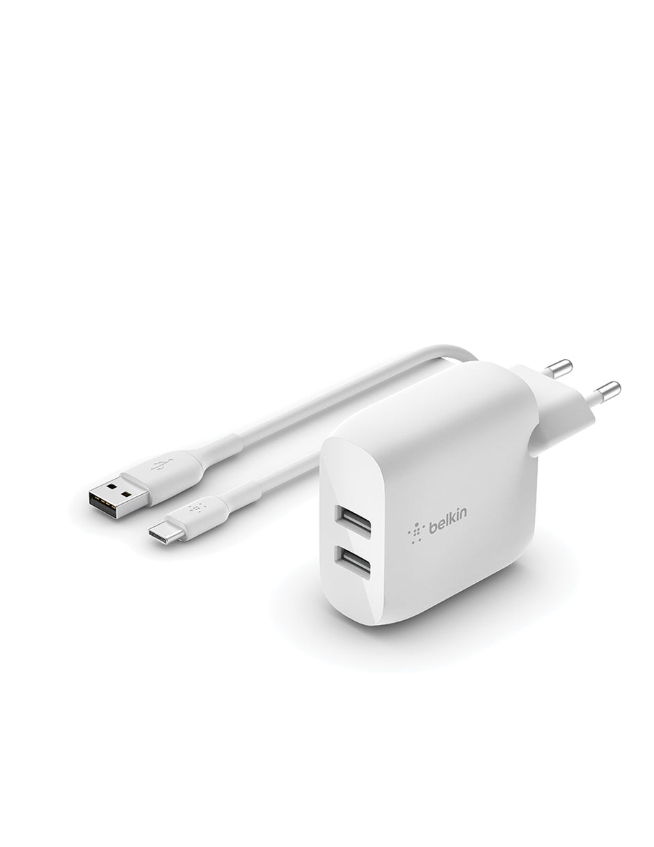 Зарядно Belkin, 24W, бял