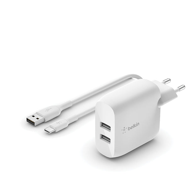 Зарядно Belkin, 24W, бял