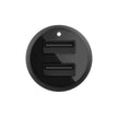 Автомобилно зарядно Belkin, 24W, USB-C + USB-A, черен
