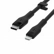Кабел Belkin - Boost Charge, USB-C/Lightning, силиконов, 2 м, черен