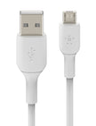 Кабел Belkin - Boost Charge, Micro-USB/USB-A, PVC, 1 м, бял