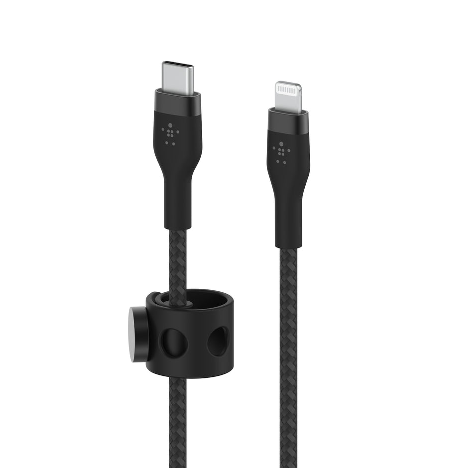 Кабел Belkin - Boost Charge, плетен, 1 м, черен
