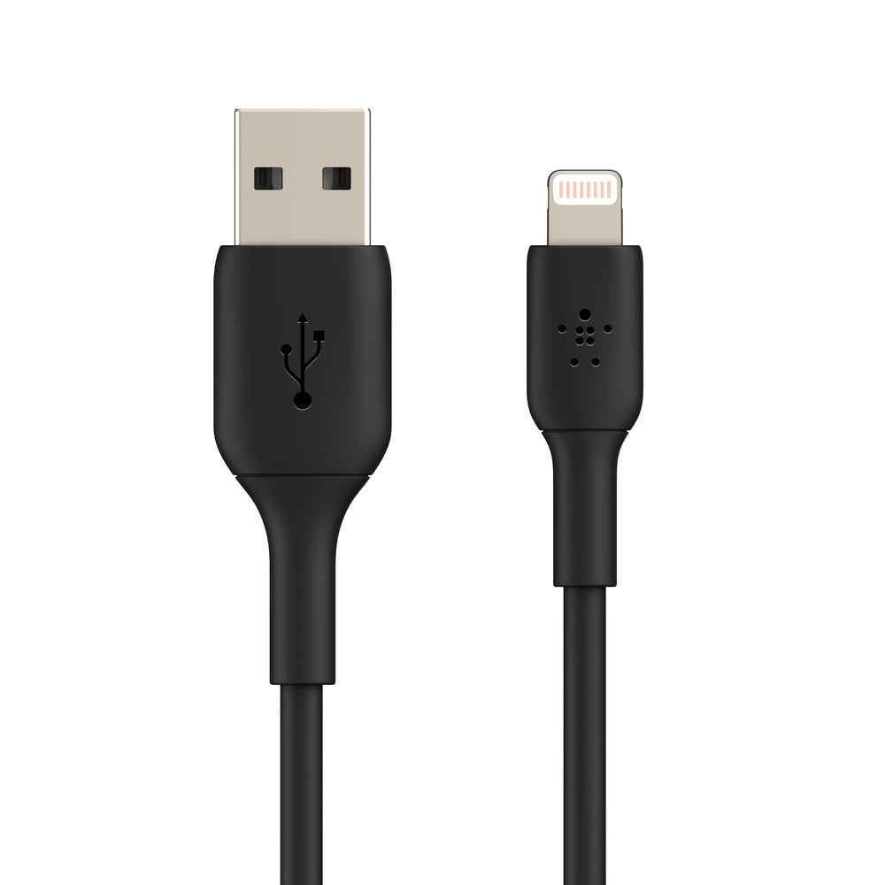 Кабел Belkin - Boost Charge, USB-A/Lightning, PVC, 2 м, черен