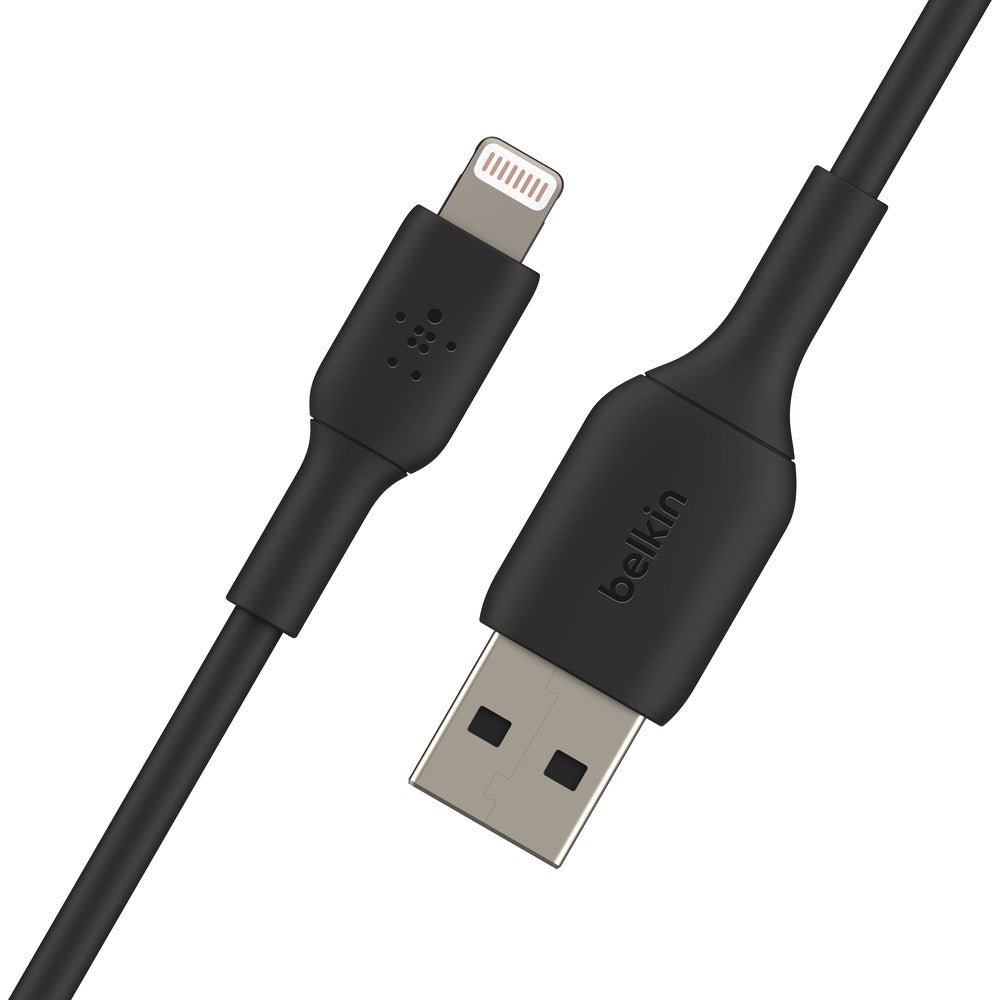 Кабел Belkin - Boost Charge, USB-A/Lightning, PVC, 2 м, черен