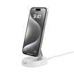 Безжично зарядно Belkin - Qi2, 15W, бял