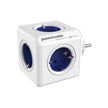 DesignNest PowerCube Original 1100BL разклонител, 5 гнезда, син