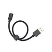 Кабел Dviced, USB-A/Lightning, найлонова оплетка, 0.25 м, черен