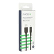 Кабел Dviced, USB-A/Lightning, силиконов, 1.25 м, черен