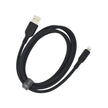 Кабел Dviced, USB-A/Lightning, силиконов, 1.25 м, черен