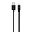 Кабел Dviced, USB-A/USB-C, найлонова оплетка, 1.25 м, черен