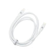 Кабел Dviced, USB-C/Lightning, силиконов, 1.25 м, бял