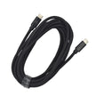 Кабел Dviced, USB-C/USB-C, найлонова оплетка, 3 м, черен