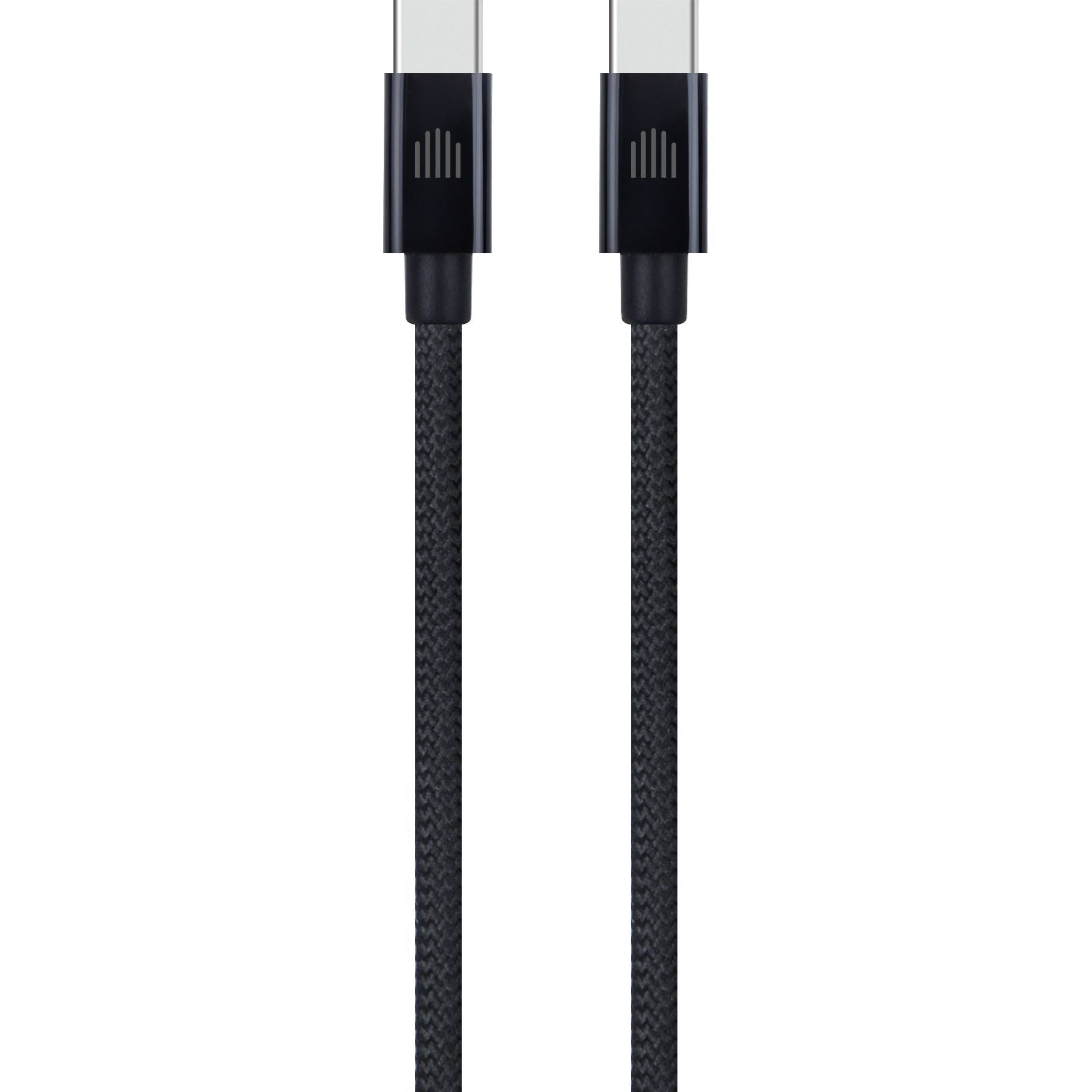 Кабел Dviced, USB-C/USB-C, найлонова оплетка, 3 м, черен