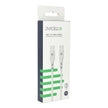 Кабел Dviced, USB-C/USB-C, силиконов, 1.25 м, бял