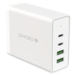 Настолно зарядно Dviced, 100W, GaN, USB-C + USB-A, бял