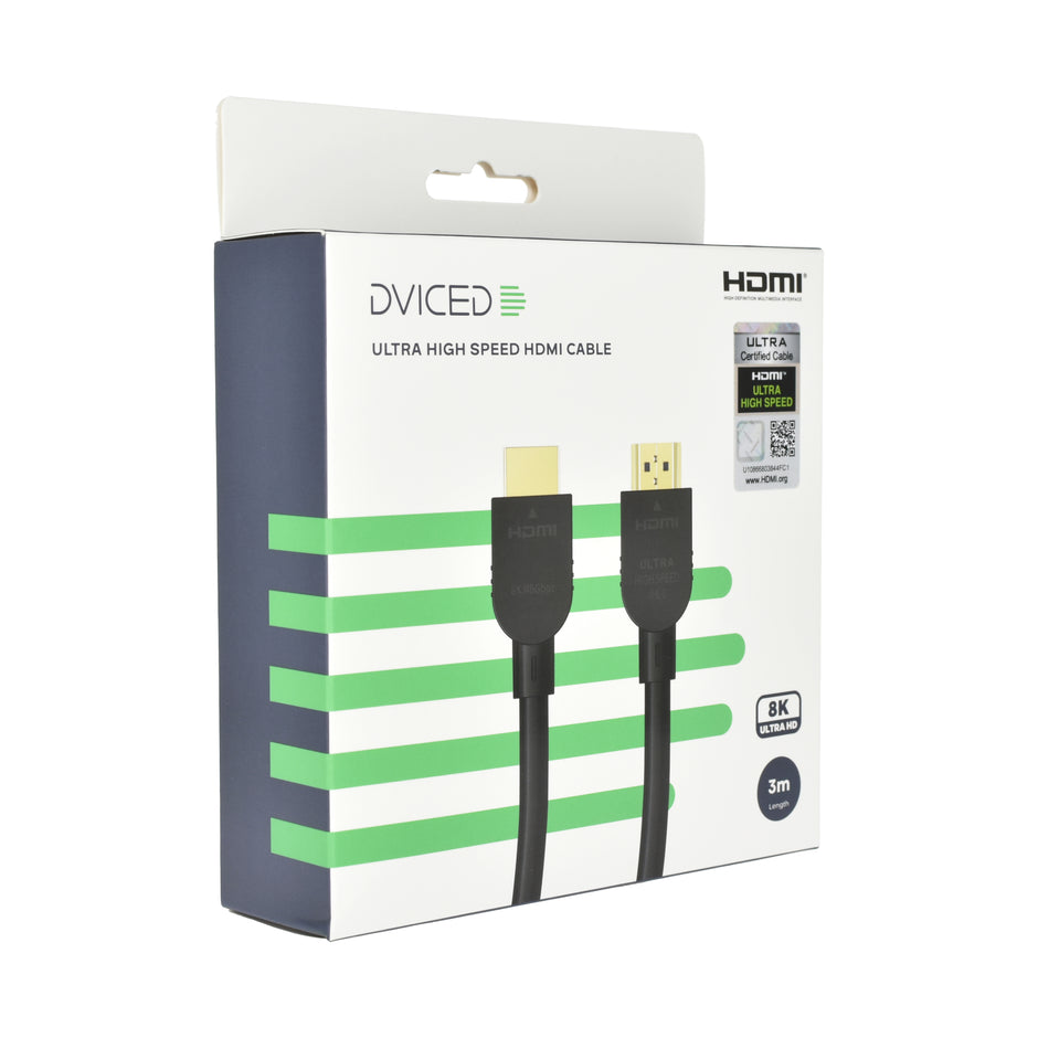Кабел Dviced - HDMI, PVC, 3 м