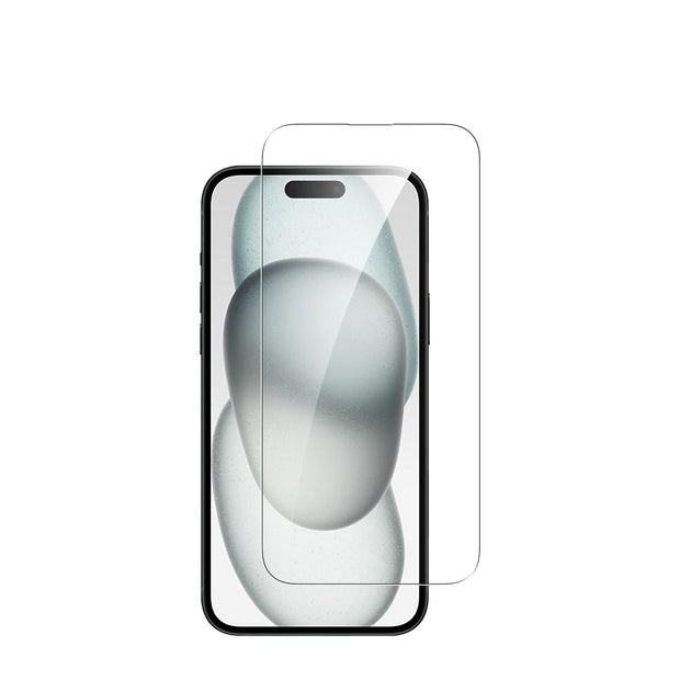 Протектор Dviced от закалено стъкло за iPhone 15 - clear, с апликатор