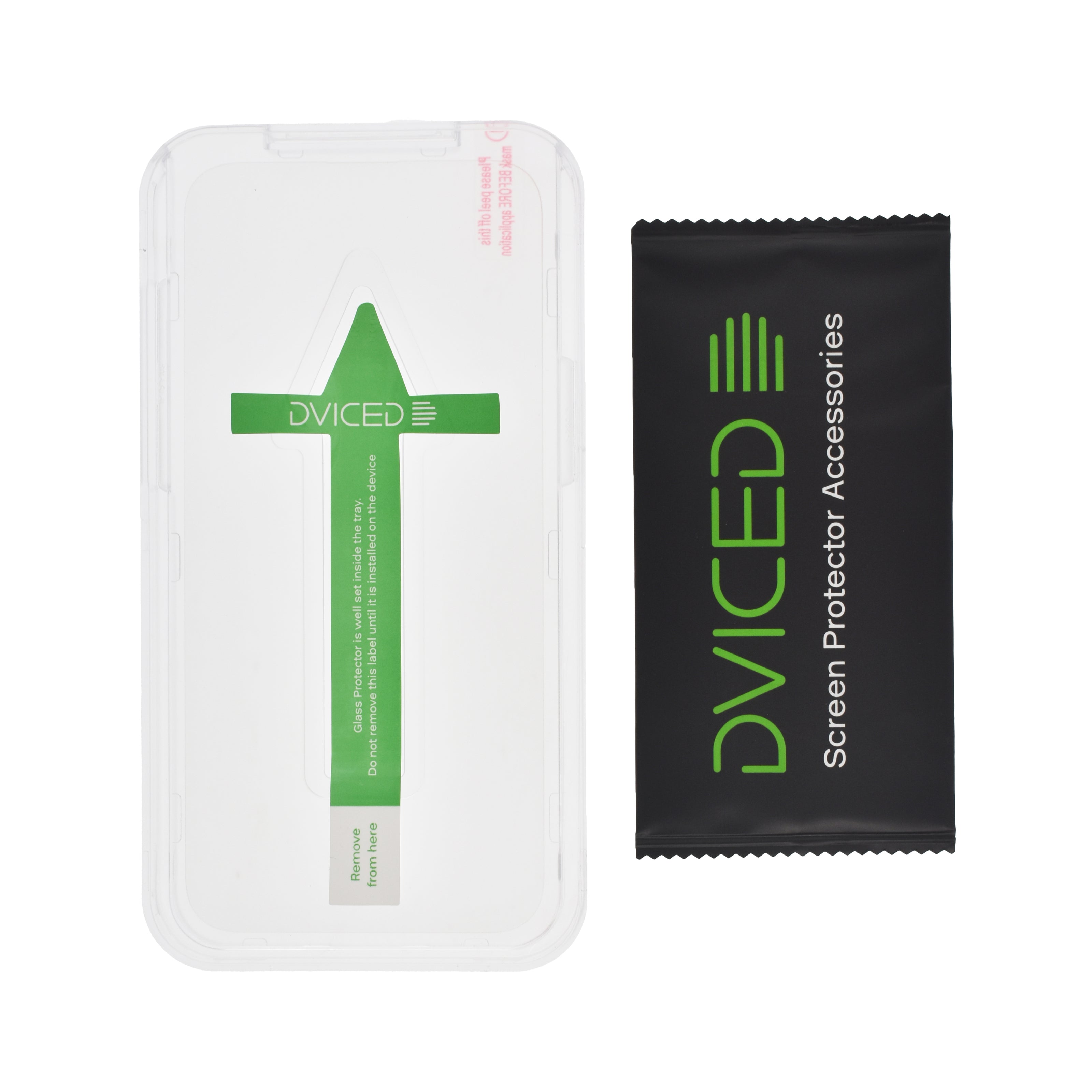 Протектор Dviced от закалено стъкло за iPhone 15 Plus - clear, с апликатор
