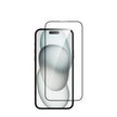 Протектор Dviced от закалено стъкло за iPhone 15 - silk print, с апликатор