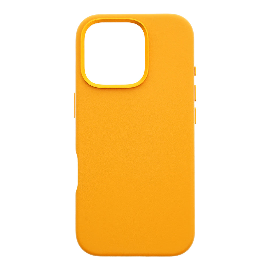 Dviced Leather case with MagSafe for iPhone 16 Pro - Orange